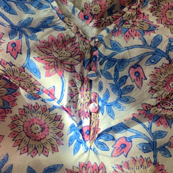 Floral Ruffle Top - Picture 4 of 4